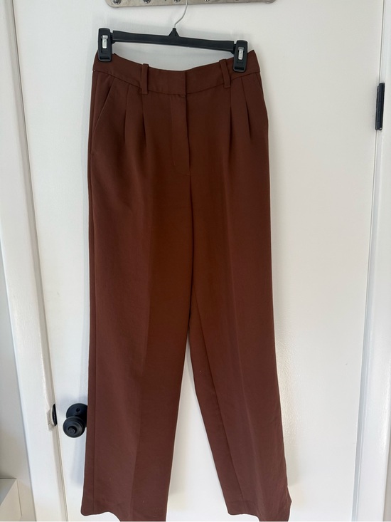 Aritzia Pants - Aritzia Wide Leg Pants in Rich Brown